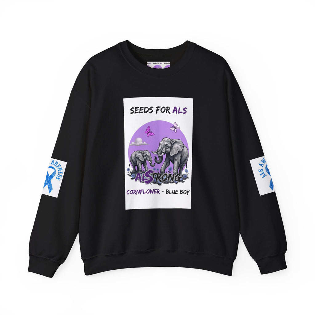 Comfort-Fit Crewneck Sweatshirt — Gildan 18000 Durable 50/50 Cotton-Poly Blend