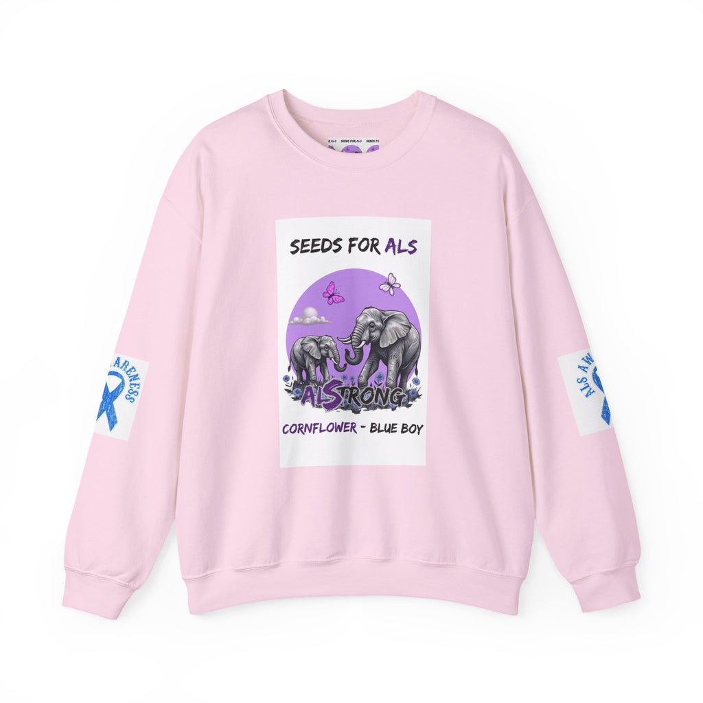 Comfort-Fit Crewneck Sweatshirt — Gildan 18000 Durable 50/50 Cotton-Poly Blend
