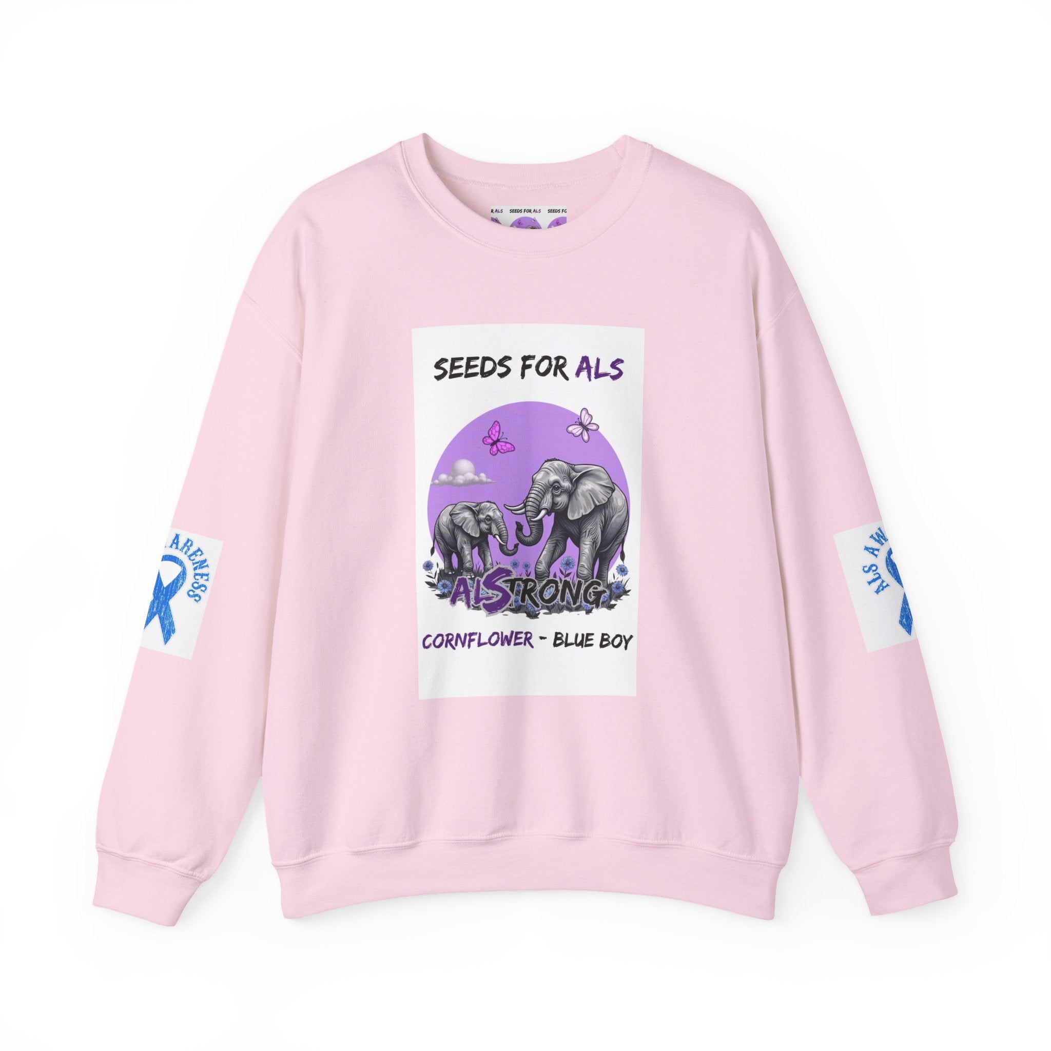Comfort-Fit Crewneck Sweatshirt — Gildan 18000 Durable 50/50 Cotton-Poly Blend